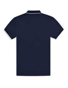 Chemise de golf vintage pour homme à manches courtes de haute qualité, 100 % coton, séchage rapide, logo personnalisé, uniforme d'entreprise, tricotée unie brodée - Product Image 2