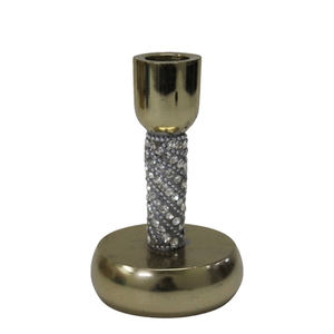 Bougeoir petites perles couleur or pour la décoration de la maison centres de table de mariage pour un usage quotidien - Product Image 1