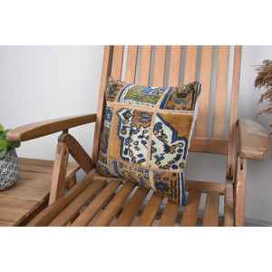 Luxury 18x18 Inch Bohemian Kilim Pillow <b>Fluffy</b> Vintage Wool Cushion Portable for Sofa and <b>Bedding</b> for Christmas Decor - Product Image 3