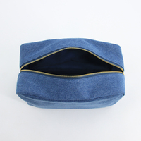 Nouveaux accessoires de voyage, trousses de toilette, sacs à cosmétiques portables en toile de coton denim, trousse de maquillage, trousse de toilette, sac pour produits de soin de la peau pour le lavage et la beauté
