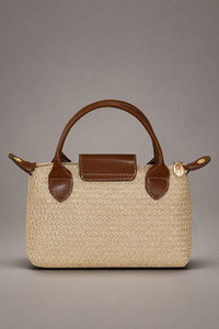 Women's Woven <b>Straw</b> Handbag | Mini Top Handle Tote <b>Bag</b> | OEM ODM Manufacturer - Product Image 4
