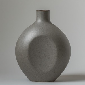 Vase en métal design artisanal avec une brillance lisse parfaitement créé pour l'affichage de fleurs saisonnières et des intérieurs élégants - Product Image 3