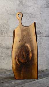 Planche à découper en bois naturel de qualité supérieure Rectangle bloc à découper en bambou avec poignée solide Durable cuisine essentielle - Product Image 5