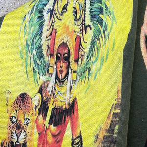 Sweat-shirt de fabricant personnalisé 600gsm, poids lourd épais en détresse, recadrée avec patch de broderie zippé pour hommes, sweat à capuche zippé délavé à l'acide - Product Image 6