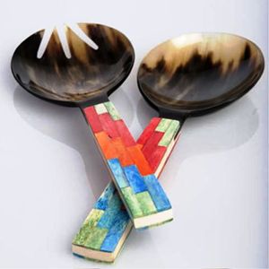 7-Piece Acacia Wood <b>Cooking</b> Utensils <b>Wooden</b> <b>Spoons</b>, Spatulas <b>WOODEN</b> SALAD SERVER SET OF 2 HAND MADE UNIQUE KETCHENWAR - Product Image 6