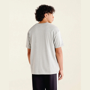 เสื้อยืดออกกำลังกายเล่นกีฬาสำหรับผู้ชายเสื้อยืดผ้าฝ้าย100% ระบายอากาศได้ดีมีขนาดจริง - Product Image 3