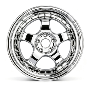 Jante de voiture en alliage d'aluminium argenté, moulée par gravité, 19 pouces, 5 trous, PCD 120 mm, pour remplacement et réparation - Product Image 6