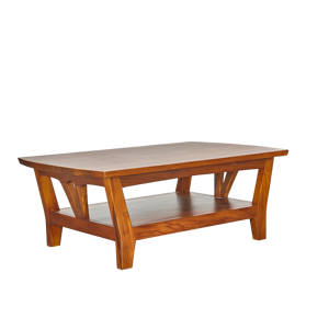 โต๊ะกาแฟไม้สักทันสมัย ดีไซน์หรูหรา สำหรับห้องนั่งเล่น เฟอร์นิเจอร์ไม้ทนทานสำหรับบ้าน - Product Image 1