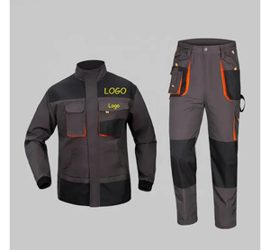 Overol reflectante de alta visibilidad personalizado, 100% algodón, ropa de trabajo de seguridad, uniforme industrial OEM, mono de seguridad de la mejor calidad - Product Image 1