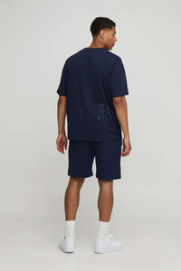 Men's <b>100</b>% Cotton <b>Yarn</b> Dyed Knitted 200GSM Oversized Long T-Shirt Customized Premium Sewing Quality Blank Design Eco-Friendly - Product Image 3