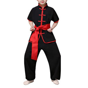 Tenues traditionnelles de Kung Fu et de Tai Chi pour hommes, taille adulte, logo personnalisé, manches courtes, costume Tang, service OEM - Product Image 1