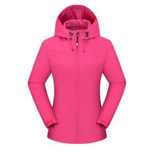 New Stylish Zipper <b>Women</b> Jacket Custom Hooded Windproof Winter Jacket Casual Design Wholesale Softshell Jacket - Product Image 6