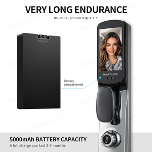Serratura Intelligente Handaily con Riconoscimento Facciale 3D, Videochiamata, Impronta Digitale, Password, Controllo Remoto tramite App e Wi-Fi per Porte di Casa - Product Image 6