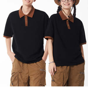 Nouvelle chemise décontractée pour homme à manches courtes, coupe oversize, en coton tricoté brodé de haute qualité, séchage rapide - Product Image 4