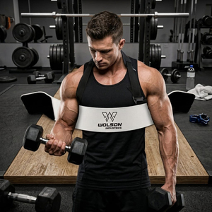 Premium Adjustable Arm Blaster for Isolation Workout Durable Latex <b>Support</b> Heavy Resistance Eco-Friendly Best Exercise - Product Image 2