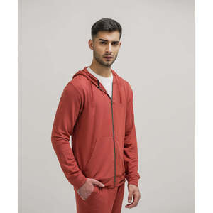 Conjunto de Sudadera con Capucha Modal para Hombre, Invierno, Suave, 95% Modal, 5% Elastano, Color Carbón/Colores - Product Image 2