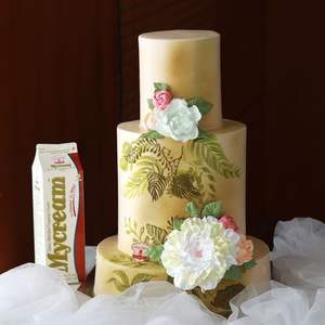 Crème non laitière de qualité supérieure, expédition immédiate, OEM/ODM, HALAL, pâtisserie, Mycream Ivory, crème de garniture mélangée à base de produits laitiers, 1 kg, approvisionnement pour l'exportation - Product Image 3