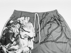 Pantalones cortos de baloncesto para hombre con bordado cosido Just Don Shorts Pocket Original Laker Short 2024 - Product Image 2