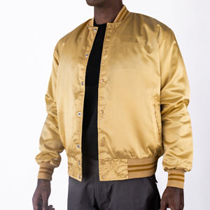 Veste de baseball pour homme sur mesure en gros, style universitaire chaud d'hiver, toile vintage, devant droit, imperméable, coupe-vent, confortable - Product Image 1