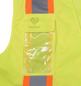 Gilet de sécurité réfléchissant respirant haute visibilité avec poches Vêtements de travail confortables - Product Image 6