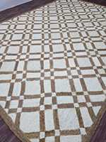 100% alta calidad tradicional hecho a mano 9x12 abstracto Abaca yute alfombra Material de algodón para sala de estar comprar Abaca yute alfombra