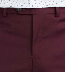 Pantalon de costume de bureau léger, coupe droite, taille mi-haute, avec poches, style streetwear décontracté, pour homme d'affaires, printemps, uni, teinture unie - Product Image 3