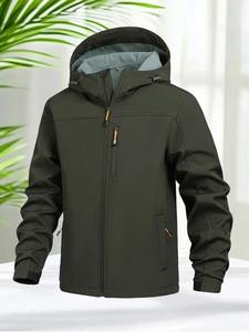 <b>Coat</b> <b>Men</b> Winter Casual England Style Vintage Leather Jacket Parkas <b>Men</b> Oumor <b>Men</b> Autumn Fashion <b>Long</b> Warm Pocket Leather Jacket - Product Image 4
