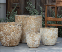1. Pots de plantes en céramique hydratants émaillés d'origine du Vietnam pour fleurs et plantes vertes