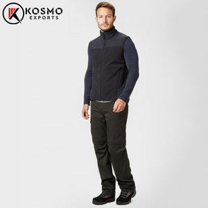 เสื้อแจ็คเก็ตบุนิ่มน้ำหนักเบาของผู้ชายเสื้อฟลีซแบบเต็มซิปกันลมซับในเสื้อกั๊กผ้าหนาบางคุณภาพสูงโลโก้ตามสั่ง - Product Image 4