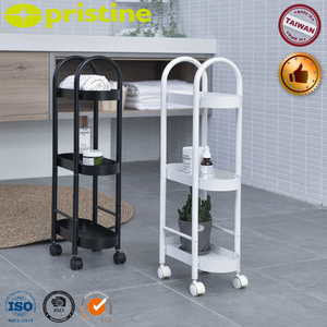 Carro de almacenamiento rodante delgado de <span class=keywords><strong>3</strong></span> niveles para el hogar - Product Image 3
