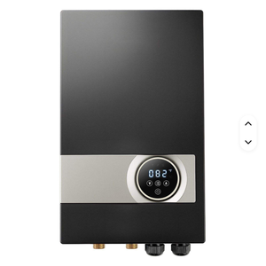 Calentador de agua eléctrico de la mejor calidad, 27 Kw, control táctil LCD, montaje en pared, con bloqueo para niños, para ducha, agua caliente bajo demanda - Product Image 1