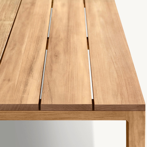 Rectangular <b>table</b> with modern style suitable for outdoor use on the terrace or balcony of the house - Product Image 4