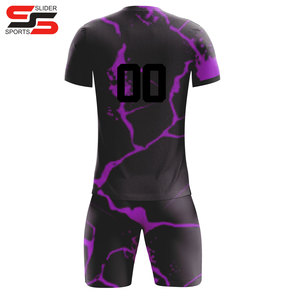 Maillots de football pour enfants personnalisés Kits de football Garçons et Filles Vêtements de football Ensembles de maillots en gros bon marché - Product Image 2