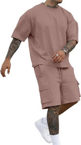 Camiseta transpirable de alta calidad para hombre y conjunto corto de verano para hombre, conjunto de verano cómodo de manga corta a bajo precio, conjunto de verano transpirable - Product Image 6