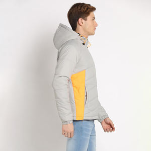 Chaqueta Acolchada Larga y Delgada para Hombre de Invierno con Logotipo Frontal, Colores Personalizados y Prenda Exterior Informal Ligera - Product Image 3
