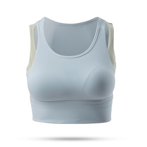 Soutien-gorge de sport sans couture à soutien moyen fabriqué au Pakistan pour dames soutien-gorge de Yoga de bonne qualité ensemble de gymnastique d'entraînement de course grande taille - Product Image 3