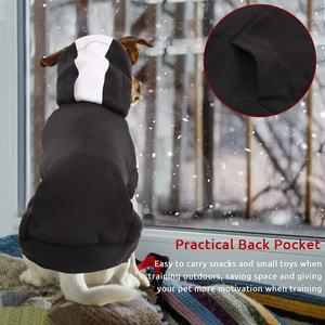 Custom Stylish Pet <b>Dog</b> Warm <b>Hoodies</b> Clothes Apparel Hooded Coat Jacket Luxury <b>Dog</b> New Design 2025 - Product Image 6