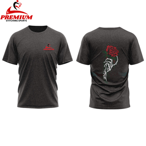Camiseta Vintage Personalizada con Lavado Ácido, 100% Algodón, Gruesa, Talla Grande, Impresión DTG para Hombre - Product Image 2