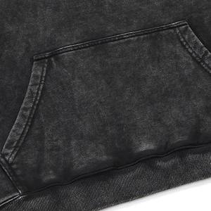 Men's Winter Full <b>Zip</b> up <b>Hoodie</b> 100% Cotton Fleece Oversized Custom Print Logo <b>Pocket</b> Breathable & Windproof with dtg printing - Product Image 3