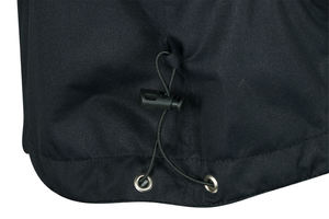 Chaqueta cortavientos ligera con capucha de nailon para hombre personalizada con tela de poliéster impermeable de contraste de color transpirable - Product Image 6