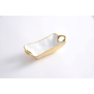 Tazón para servir de Metal Dorado de la mejor calidad, diseño único, tazón para servir frutas, tazón para servir en forma de hoja, a un precio atractivo - Product Image 6