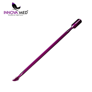 Pousse-cuticules en acier inoxydable, outil professionnel de manucure et pédicure, kit de soin des ongles pour salon, par Innovamed - Product Image 3