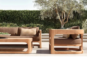 Sofá Seccional Modular para Exteriores (Balau Resistente a la Intemperie) - Product Image 1