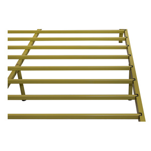 OEM Modern Design Matt Brown Heavy Duty <b>Metal</b> <b>Bed</b> Frame for Adults Queen/<b>King</b> <b>Size</b> Bedroom Furniture-KD-2132 - Product Image 3