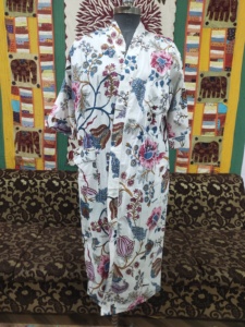 Kimono de lujo con estampado de flores indias, bata Unisex estilo bohemio, 100 por ciento de algodón, Kimono Floral, bata, albornoz de algodón - Product Image 2