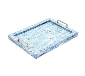 ถาดตกแต่งฝังกระดูกที่หรูหราชิ้นส่วนที่โดดเด่นทันสมัยสำหรับห้องนั่งเล่นหรือโต๊ะรับประทานอาหารจากผู้ผลิตอินเดีย - Product Image 4