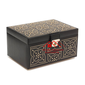 Tronco Vintage con acabado dorado, diseño clásico, joyería de Metal de latón para niño, accesorios decorativos para el hogar - Product Image 5