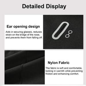 Pasamontañas de Último Diseño con Servicio OEM, Pasamontañas de Primera Calidad, Pasamontañas Ajustable, Tejido Suave al Tacto, Pasamontañas para Correr - Product Image 4