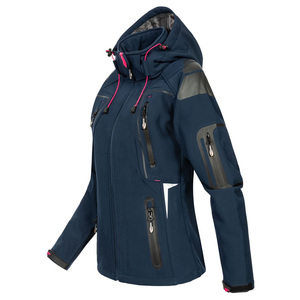 Estilo urbano con cremallera para mujer, ropa de exterior, chaqueta Softshell especial de invierno, ropa de invierno, chaqueta transpirable a prueba de viento para mujer - Product Image 4