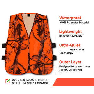 Gilet de chasse en matériau durable de haute qualité pas cher prix adulte gilet de chasse nouveau style gilet de chasse - Product Image 3